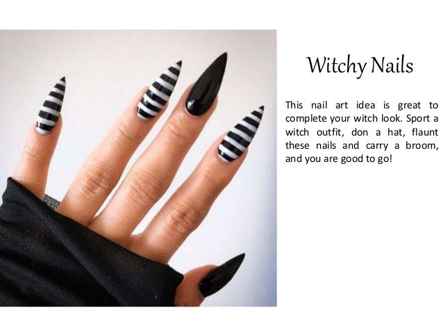 10 Spooky Goth Nail Art Ideas